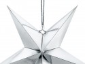 Etoile en papier - 30 cm - argent
