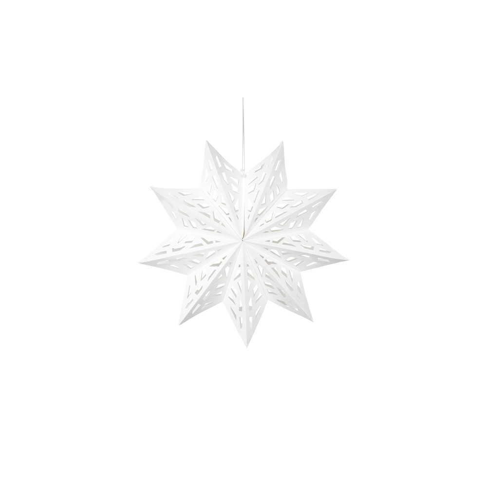 Etoile en papier - 50 cm - blanc