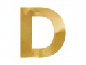 Lettre mirroir ''D'' - or