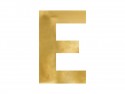 Lettre mirroir ''E'' - or