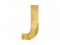 Lettre mirroir ''J'' - or