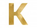 Lettre mirroir ''K'' - or