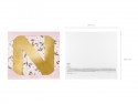 Lettre mirroir ''N'' - or