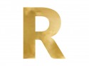 Lettre mirroir ''R'' - or