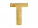 Lettre mirroir ''T'' - or