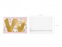 Lettre mirroir ''W'' - or