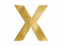 Lettre mirroir ''X'' - or