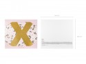Lettre mirroir ''X'' - or
