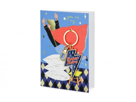 Carte avec porte -clés...