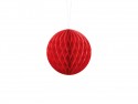 Boule en papier de soie - rouge - 10cm