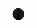 Boule en papier de soie - noire - 10cm
