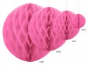Boule alvéolée rose fuchsia - 10 cm