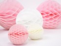 Boule en papier de soie - rose clair - 10cm