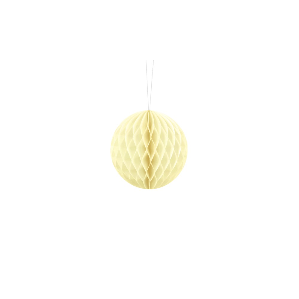 Boule de papier alvéolé - paille - 10cm
