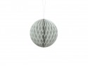 Balle en papier de soie - gris clair - 10cm