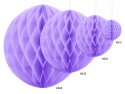 Boule de papier alvéolé - lilas - 20cm