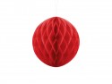 Boule en papier de soie - rouge - 20cm