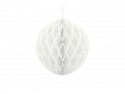 Boule en papier de soie - blanche - 20cm