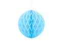Balle en papier de soie - bleue - 20cm
