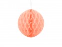 Boule alvéolée pêche - 20 cm
