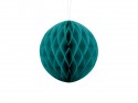 Boule de papier alvéolé - bleu lagon pastel - 20cm