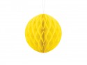 Boule en papier de soie - jaune - 20cm