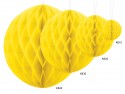 Boule en papier de soie - jaune - 20cm