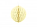 Boule de papier alvéolé - paille - 20cm