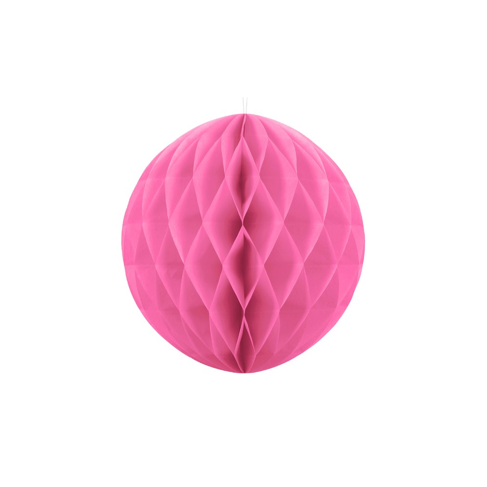 Boule en papier de soie - rose fushia - 30 cm