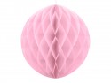 Boule alvéolée rose pastel - 30 cm