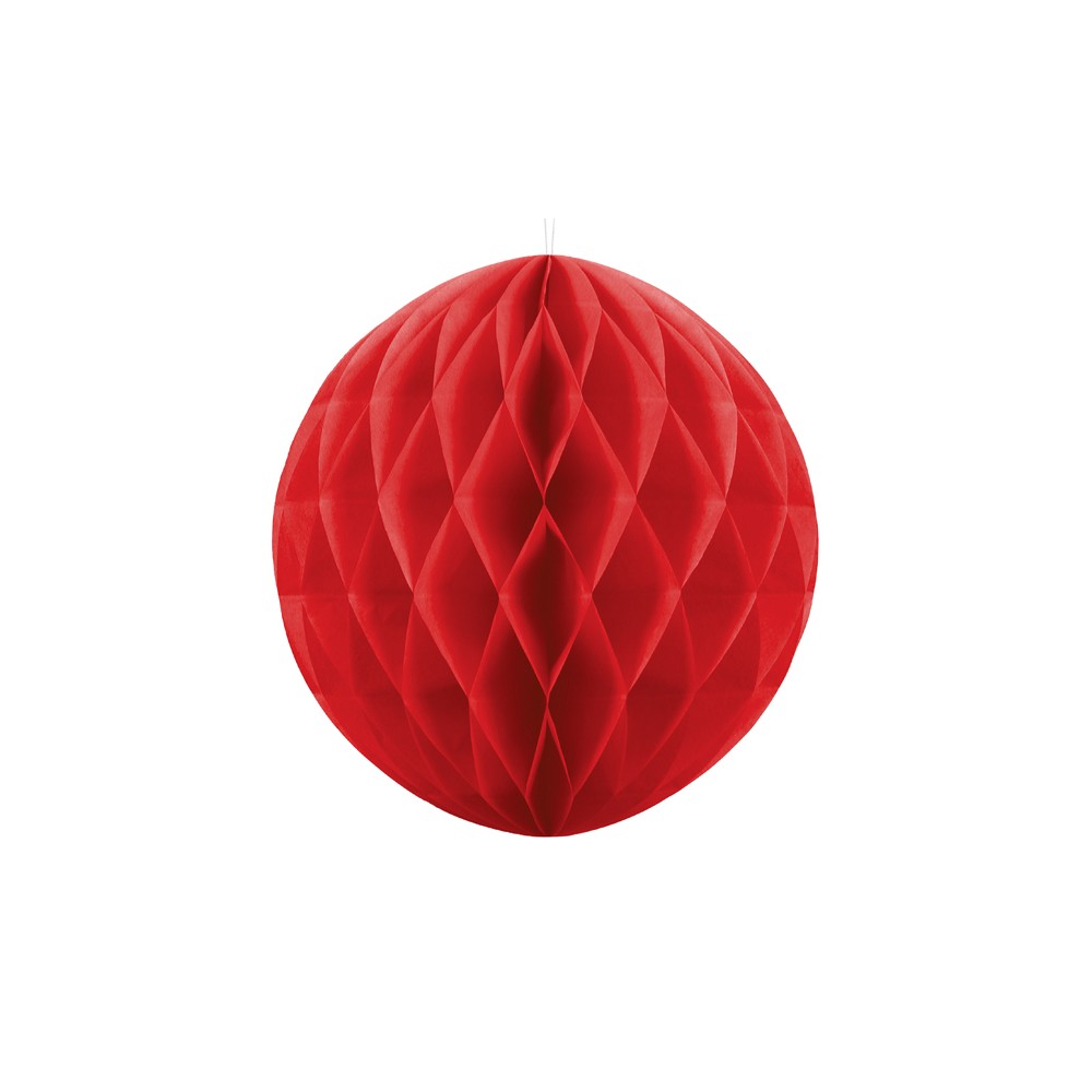 Boule en papier de soie - rouge - 40cm
