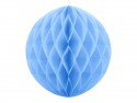 Boule de papier alvéolé - bleu clair - 40cm