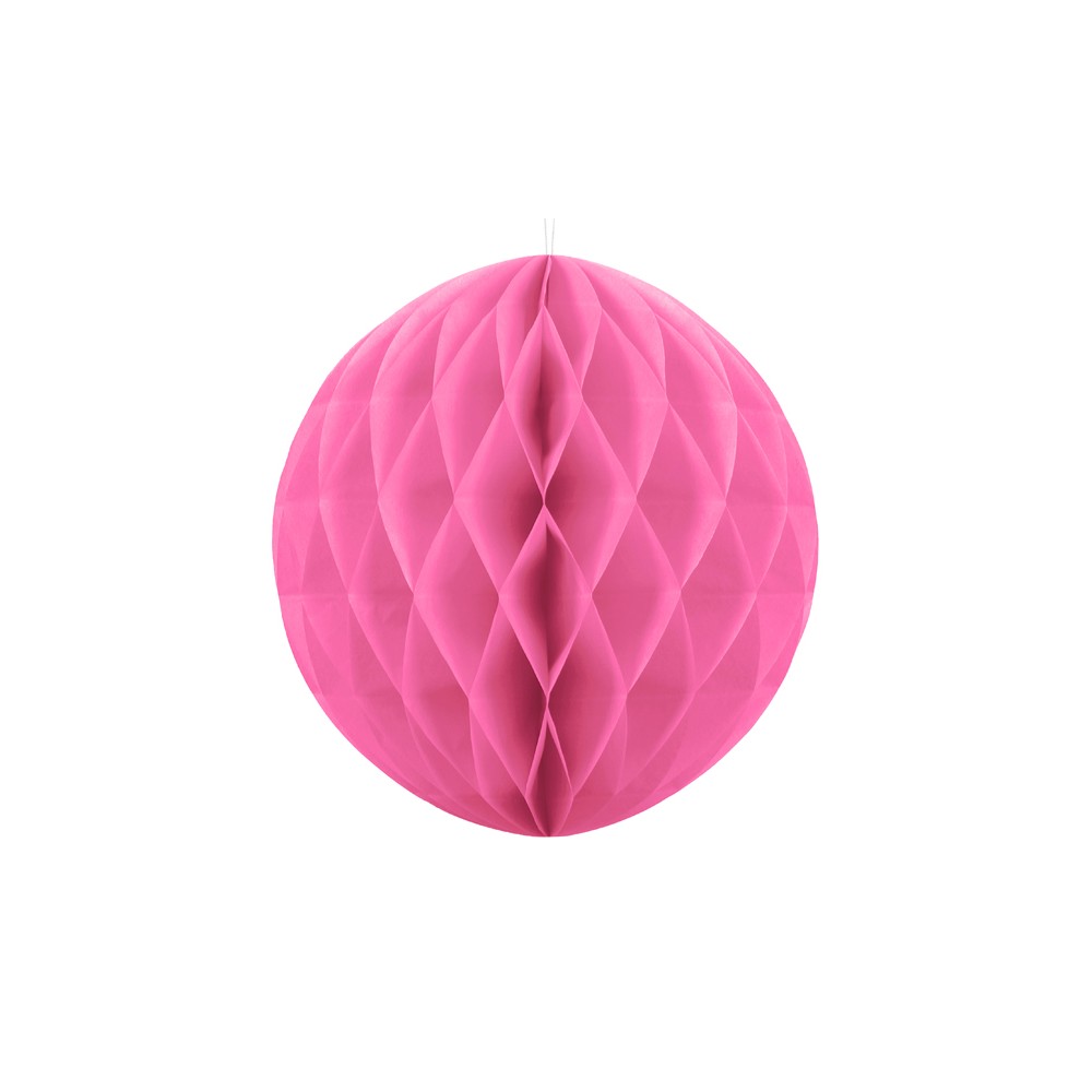 Boule en papier de soie - rose fushia - 40cm