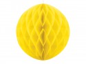 Boule en papier de soie - jaune - 40cm
