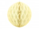 Boule de papier alvéolé - paille - 40cm