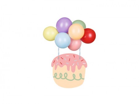 Cake topper gâteau ballon...