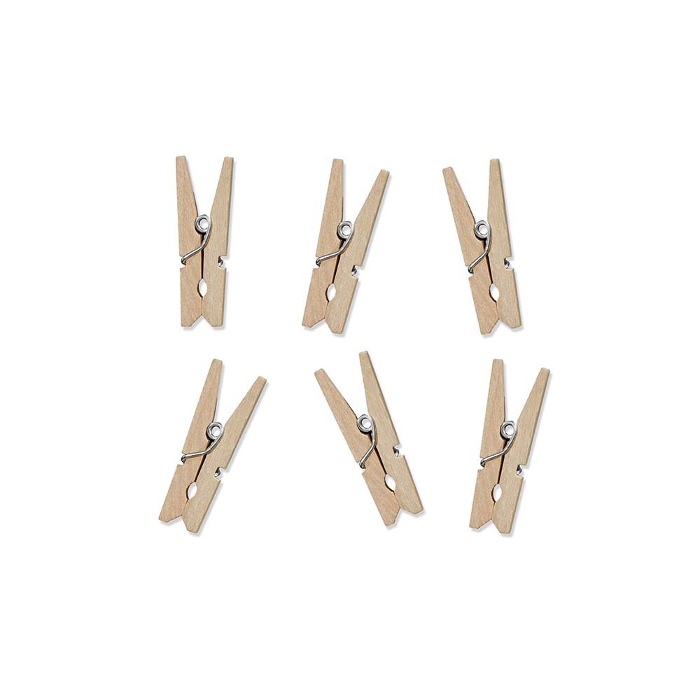 10 Boucles en bois - bois naturel