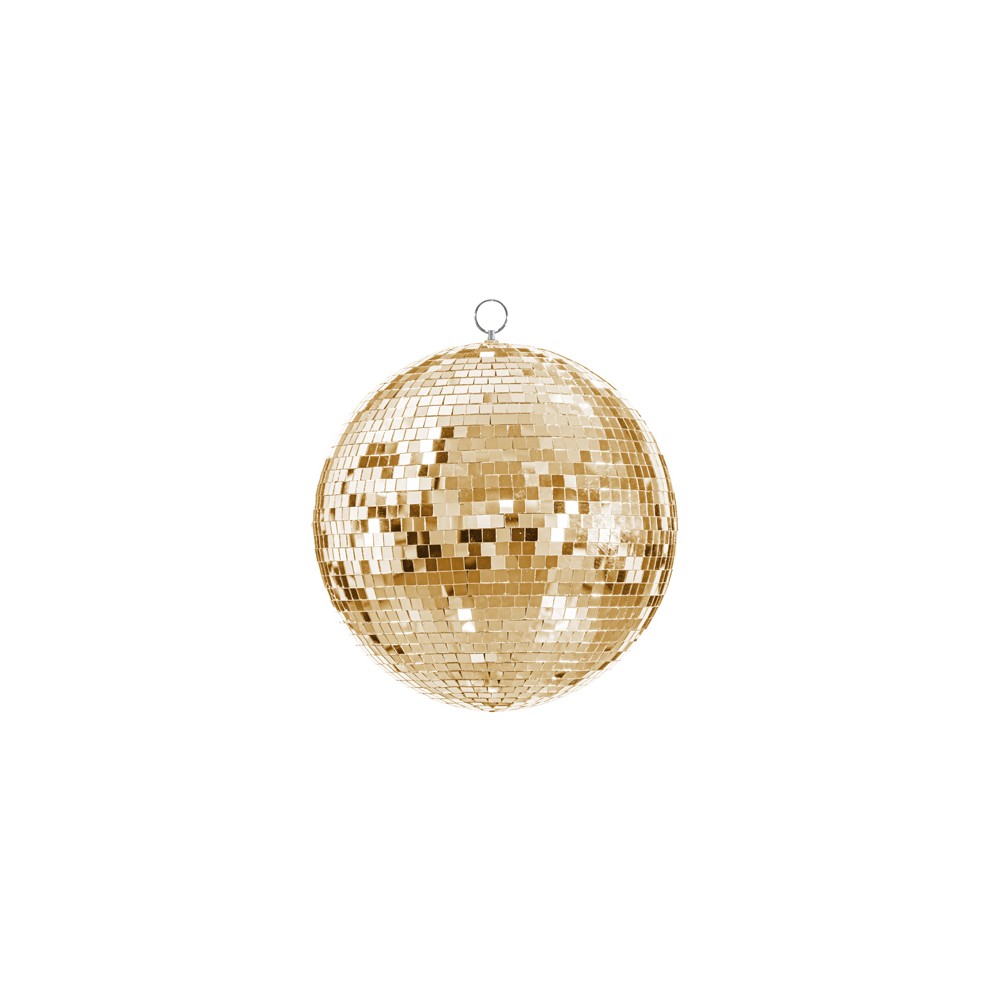 Boule à facettes disco - or champagne - 30 cm