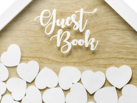 Livre d'or en bois