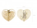 Livre d'or en bois - coeur