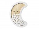 Livre d'or lune en bois baby shower