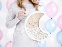 Livre d'or lune en bois baby shower