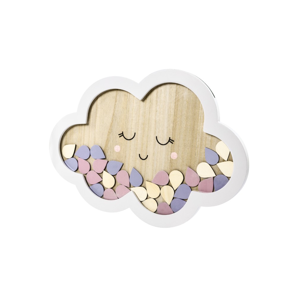 Livre d'or en bois - Nuage