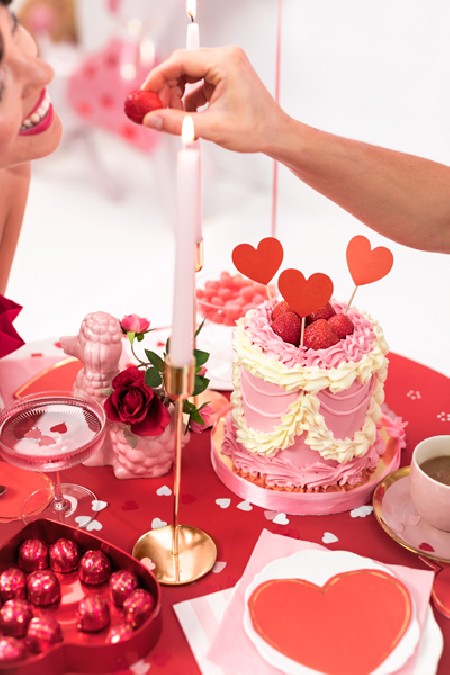 Confettis Coeurs - blanc
