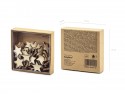 50 Confetti en bois Etoiles