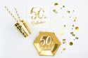 Feuilles de confettis métalliques - Chiffre 50 - 15g