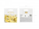 Feuilles de confettis métalliques - Chiffre 50 - 15g