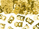 Feuilles de confettis métalliques - Chiffre 60 - 15g
