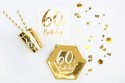 Feuilles de confettis métalliques - Chiffre 60 - 15g