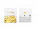 Feuilles de confettis métalliques - Chiffre 60 - 15g